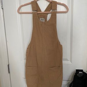 Denim Co. Khaki Overall Dress Size 2